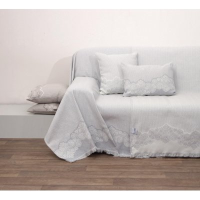 Διακοσμητικό μαξιλάρι με γέμιση 32x52 - AnnaRiska - 1561 - Grey / Γκρι | Διακοσμητικά Μαξιλάρια | DressingHome