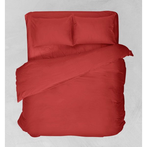 Κουβερλί Υπέρδιπλο 220x240 - Viopros - Basic - Κόκκινο | Μεμονωμένα Κουβερλί | DressingHome