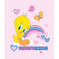 Κουβέρτα Κούνιας Βελουτέ 110x140 - Warner Bros By Viopros Junior - Tweety - 3 | Κουβερτούλες | DressingHome