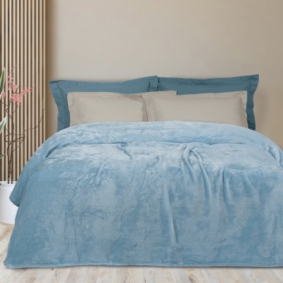 Κουβέρτα Υπέρδιπλη Βελουτέ / Velour 220x240 - Das Home - Blanket line - 0483 | Κουβέρτες | DressingHome