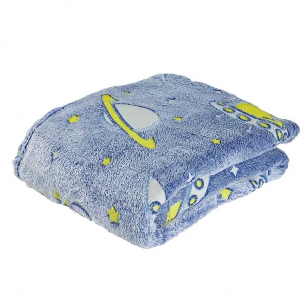 Κουβέρτα Κούνιας Fleece Φωσφοριζέ 110x150 - Das Kids - Glowing Blanket - 4863 | Κουβερτούλες | DressingHome