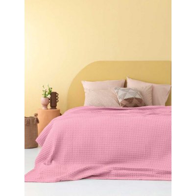 Κουβέρτα Πικέ Υπέρδιπλη 250x240 - Palamaiki - Marcie - Pink | Κουβέρτες | DressingHome