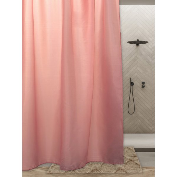 Κουρτίνα Μπάνιου 180x200 - Palamaiki - Simple - Pink | Κουρτίνες | DressingHome