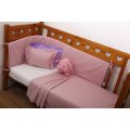 Παπλωματοθήκη Κούνιας 120x165 - AnnaRiska - Baby Prestige - 1 - Blush Pink | Μεμονωμένες Παπλωματοθήκες | DressingHome