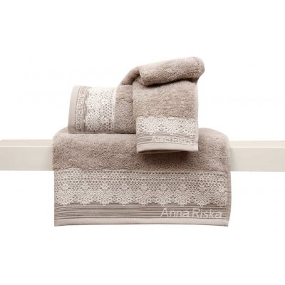 Πετσέτα Μπάνιου 70x140 - AnnaRiska - Superior Jacquard - Karla / 2 - Beige | Πετσέτες | DressingHome