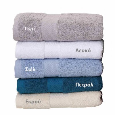 Πετσέτα Προσώπου 50x100 - Viopros - Luxor - Λευκό | Πετσέτες | DressingHome
