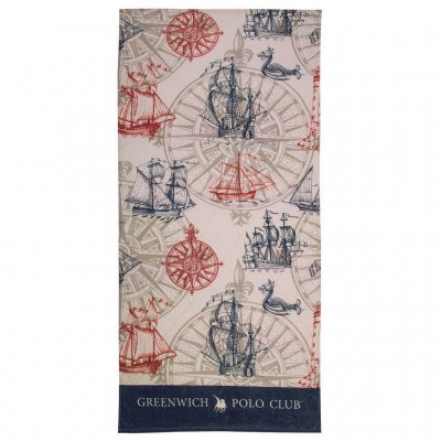 Πετσέτα θαλάσσης Εμπριμέ 80x170 - Greenwich Polo Club - Essenthial - 3708