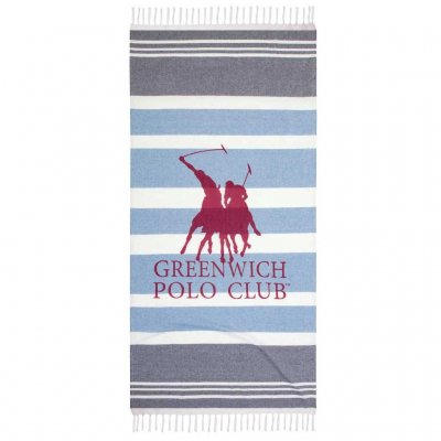 Πετσέτα Θαλάσσης / Παρεό 80x170 - Greenwich Polo Club - Essential - 3843 | Παρεό | DressingHome