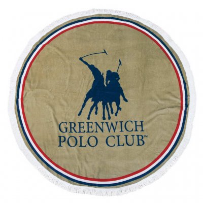 Πετσέτα Θαλάσσης Στρογγυλή 160x160 - Greenwich Polo Club - 2825 | Πετσέτες | DressingHome