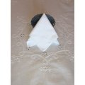 Σετ Καρέ κεντητό χειροποίητο με 4 πετσέτες 85x85 - DressingHome - R453 | Καρέ - Τραπεζοκαρέ | DressingHome