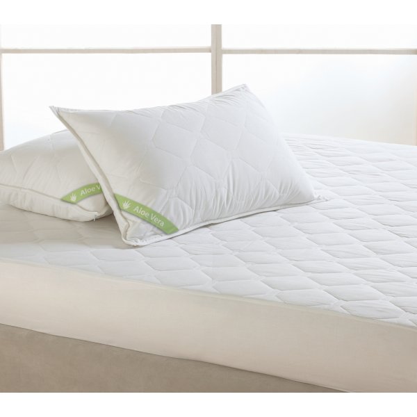 Ζεύγος Καλύμματα Μαξιλαριών Αδιάβροχο Καπιτονέ 50x70 - Palamaiki - White Comfort - Aloe Vera Pillowcase | Καλύμματα Μαξιλαριών | DressingHome