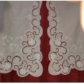 Ζεύγος Έτοιμες κουρτίνες Αυλαία Κεντητές Χειροποίητες 190x100 - DressingHome - Σύρος | Κουρτίνες | DressingHome